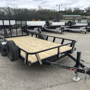 2026 RAWMAXX UTX 14X83 BUMPER PULL UTILITY TRAILER WITH 3500LB AXLE RO3269