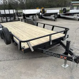 2026 RAWMAXX 20X83 UTX TANDEM AXLE UTILITY TRAILER 2-3500LB AXLES RO3346