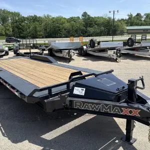 2026 RAWMAXX FYH 24X102 LOW PRO FULL TILT WITH 2-7000LB AXLES RO1799