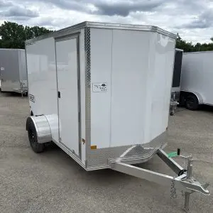 2026 STEALTH 6X10 SINGLE AXLE ENCLOSED TRAILER 3500LB AXLE STEEL WHEELS RO9948