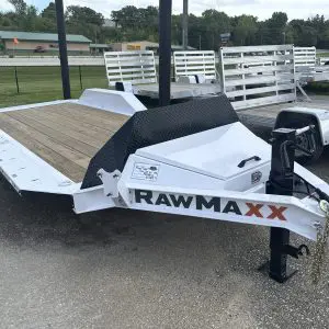 2026 RAWMAXX SLX20X102 BUMPER PULL STEALTH X WITH 2-7000LB AXLES RO3812