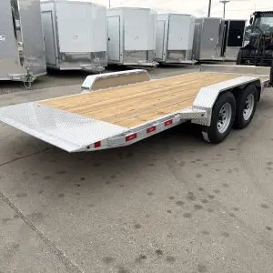 2027 NORDTEK 82X18 FOOT HYDRAULIC TILT BED 2-5200LB AXLES STEEL WHEELS DL1746