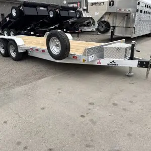 2027 NORDTEK 82X20 FOOT HYDRAULIC TILT BED 2-5200LB AXLES STEEL WHEELS DL1748