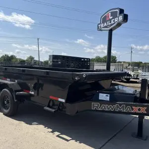 2027 RAWMAXX GDX14'X83" BUMPER PULL DUMP TRAILER 2-7000 LB AXLES DL6014