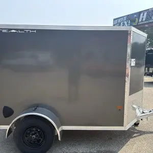 2027 STEALTH 5X8 ENCLOSED TRAILER WITH REAR RAMP DOOR 3500LB AXLE RO7683