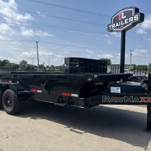 2027 RAWMAXX GDX16'X83" BUMPER PULL DUMP TRAILER 2-7000 LB AXLES DL5532