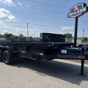 2027 RAWMAXX GDX16'X83" BUMPER PULL DUMP TRAILER 2-7000 LB AXLES DL5533
