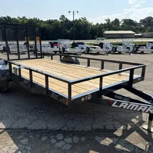 2027 LAMAR 77X14 UTILITY TRAILER WITH 3500LB AXLE RO7353