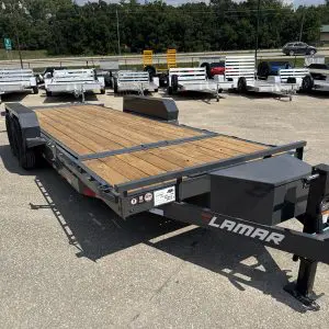 LAMAR 20X83 TD-14K EQUIPMENT TILT BED WITH 2-7000LB AXLES RO8040