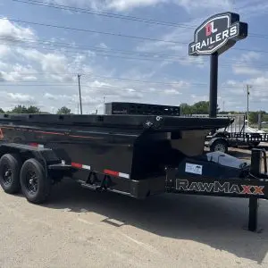 2027 RAWMAXX GDX KNIGHT 14X83 DUMP TRAILER 2-7000LB AXLES DL5476