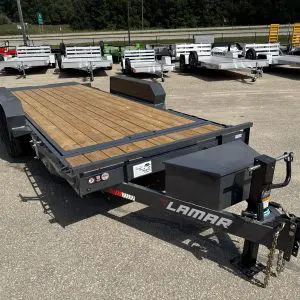 LAMAR 18X83 TD-14K EQUIPMENT TILT BED WITH 2-7000LB AXLES RO8039