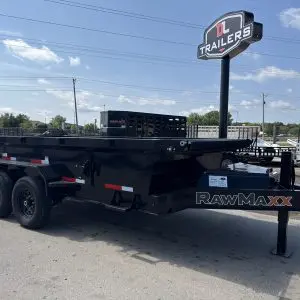 2027 RAWMAXX GDX14'X83" BUMPER PULL DUMP TRAILER 2-7000 LB AXLES DL5985