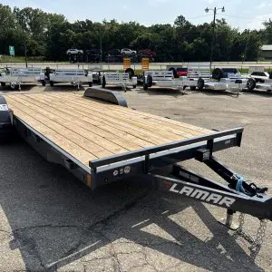 2027 LAMAR 83X20 7K CAR HAULER WITH 2-3500LB AXLES STEEL WHEELS RO7350