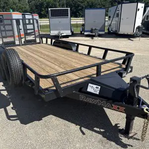 2027 RAWMAXX 18X83 UTX TANDEM AXLE UTILITY TRAILER 2-7000LB AXLES RO5669