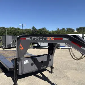 2027 RAWMAXX GTX24GN20K TILT BED GOOSENECK WITH 2-10,000LB AXLES RO5522