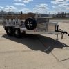 Nordtek 60x10 foot aluminum dump trailer