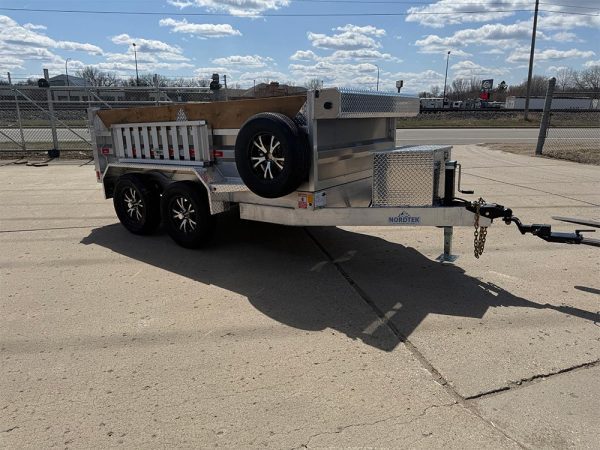 Nordtek 60x10 foot aluminum dump trailer