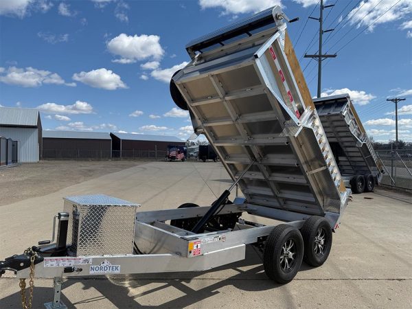 Nordtek 60x10 foot aluminum dump trailer