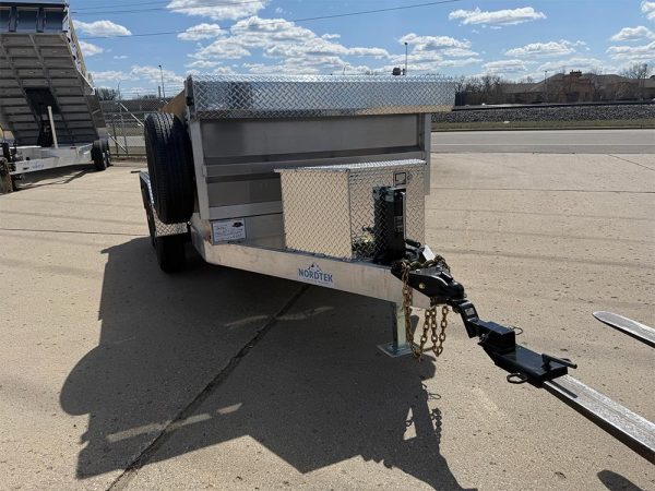 Nordtek 60x10 foot aluminum dump trailer