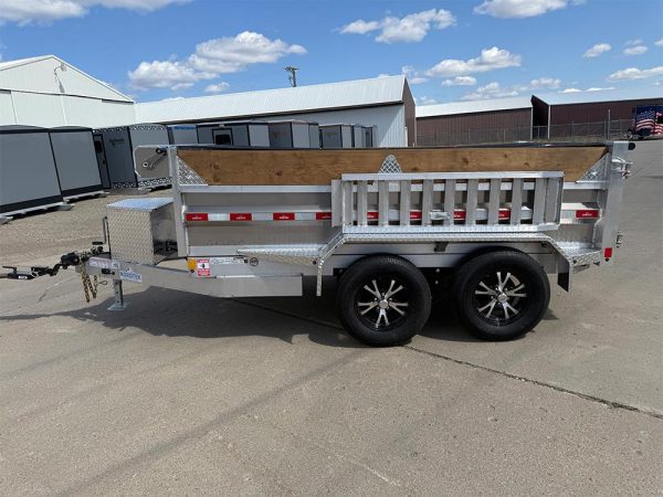Nordtek 60x10 foot aluminum dump trailer