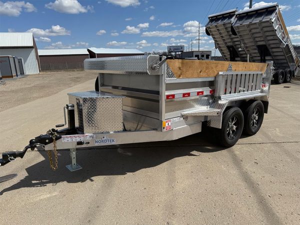 Nordtek 60x10 foot aluminum dump trailer