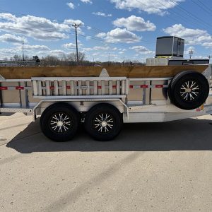 2025 Nordtek 82x14 foot aluminum dump trailer