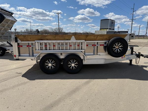 2025 Nordtek 82x14 foot aluminum dump trailer