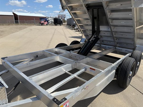 2025 Nordtek 82x14 foot aluminum dump trailer