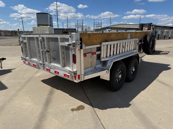2025 Nordtek 82x14 foot aluminum dump trailer