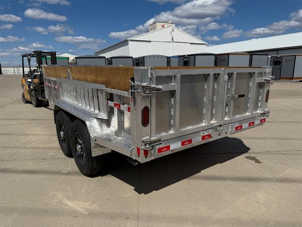 2025 Nordtek 82x14 foot aluminum dump trailer