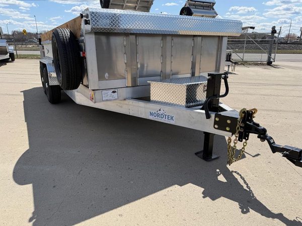 2025 Nordtek 82x16 foot aluminum dump trailer