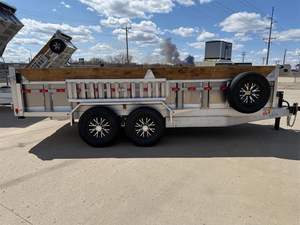 2025 Nordtek 82x16 foot aluminum dump trailer