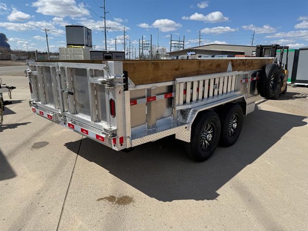 2025 Nordtek 82x16 foot aluminum dump trailer