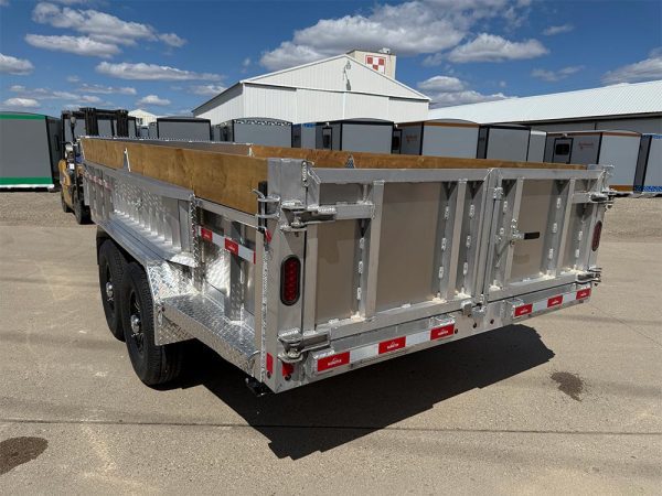 2025 Nordtek 82x16 foot aluminum dump trailer