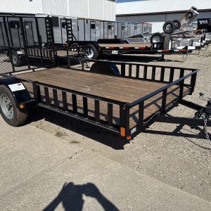 ABU 82X12 SINGLE 3500 POUND AXLE UTILITY TRAILER 25063