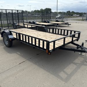 ABU 82X14 SINGLE 3500 POUND AXLE UTILITY TRAILER 25060