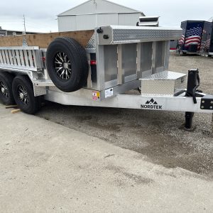 2026 NORDTEK 82X12 DUMP TRAILER WITH 7000LB AXLES 25052