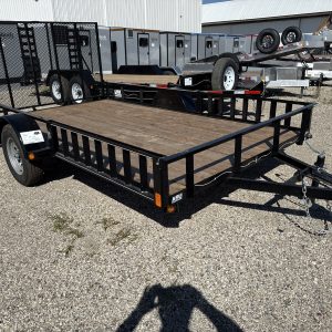 ABU 82X12 SINGLE 3500 POUND AXLE UTILITY TRAILER 25062