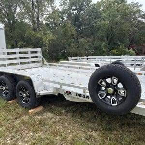 2026 BEARTRACK BTT81170S ALUMINUM DECK ALUMINUM WHEELS 2-3500LB AXLES BI-FOLD GATE 26017