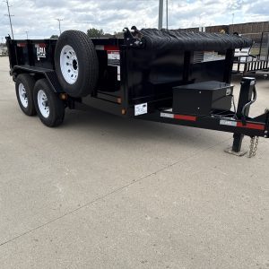 2026 ABU 82X12 FOOT DUMP TRAILER 2-7000LB AXLES 25071