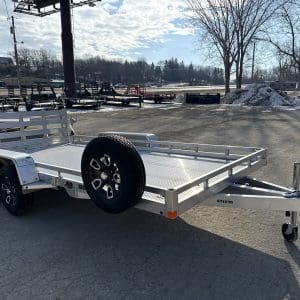 2026 BEARTRACK BTT81170S ALUMINUM DECK ALUMINUM WHEELS 2-3500LB AXLES BI-FOLD GATE 26017