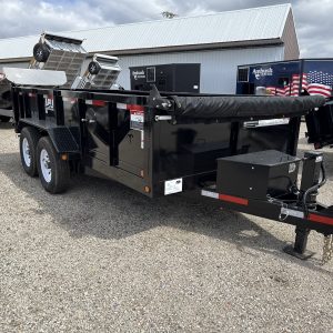 2026 ABU 82X14 FOOT DUMP TRAILER 2-7000LB AXLES 25067