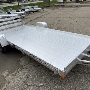 2026 BEARTRACK BTU80180F ALUMINUM DECK ALUMINUM WHEELS 4400LB AXLE BI-FOLD GATE 26016