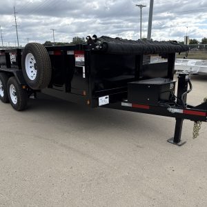 2026 ABU 82X16 FOOT DUMP TRAILER 2-7000LB AXLES 25069