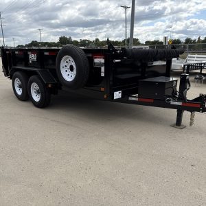 2026 ABU 82X14 FOOT DUMP TRAILER 2-7000LB AXLES 25068