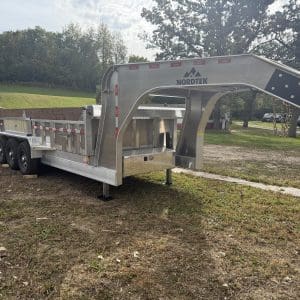 2026 NORDTEK 82X16 FOOT GOOSENECK DUMP TRAILER 3-7000LB AXLES ALUM WHEELS 26045