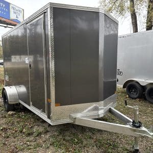 2026 STEALTH XLT 6X12 SINGLE AXLE ENCLOSED TRAILER 3500LB AXLE STEEL WHEELS 26035