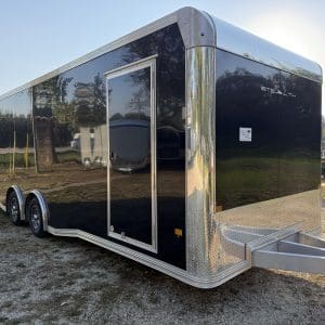 2026 STEALTH 8.5X24 CAR HAULER WITH 2-5200LB SPREAD AXLES ALUM WHEELS 26044