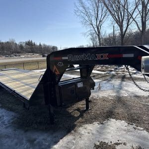 2026 RAWMAXX FDXD32GN24K  32X102 GOOSENECK WITH 2-12,000 POUND AXLES
