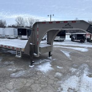 2026 NORDTEK 35X102 GOOSENECK WITH 2-12000LB AXLES, ALUMINUM WHEELS 26083